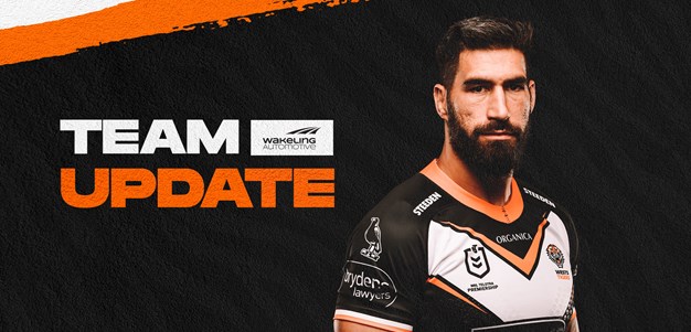 Team Update: Round 22 vs Cronulla Sharks