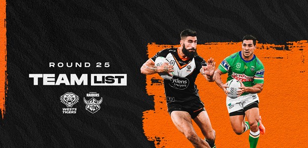 NRL Team Announcement: Round 25