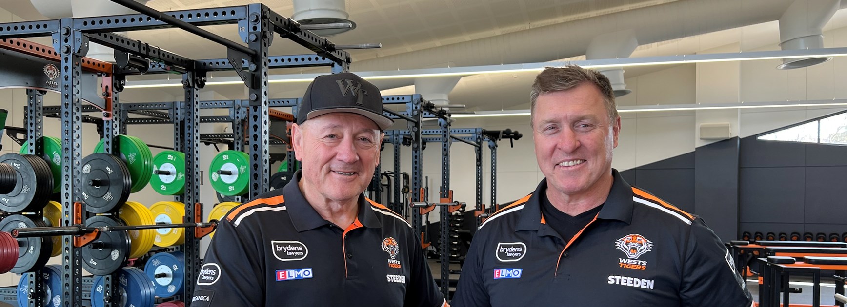 Tim Sheens and David Furner at the Centre of Excellence 