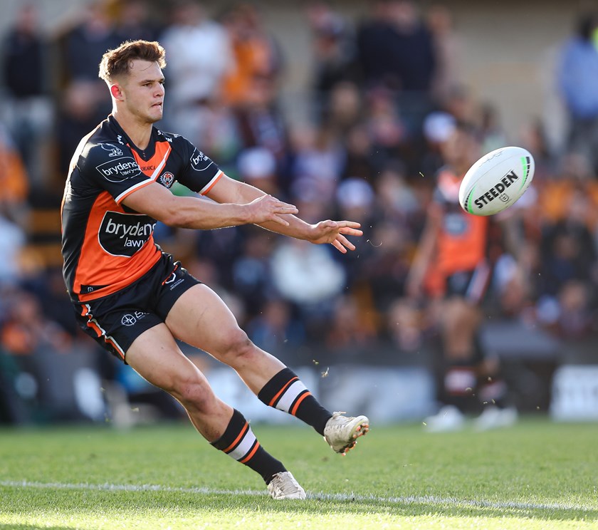 Jake Simpkin in action against Canberra