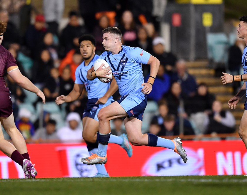 Tumeth in action for NSW U/19s Origin ream