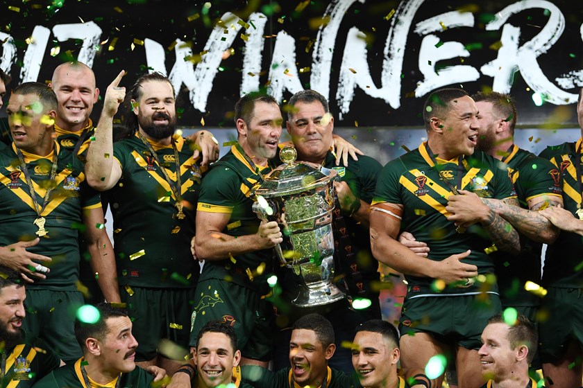 Australia celebrates after 2017 World Cup victory