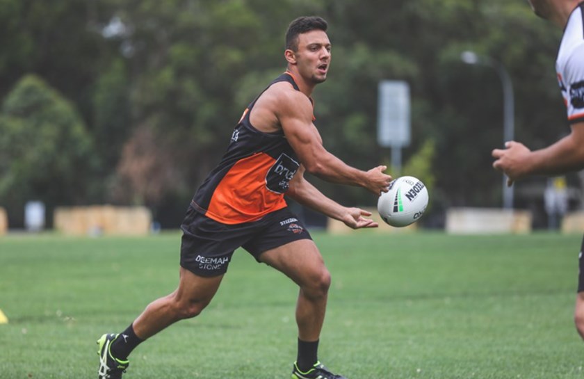 Michael Tannous in 2021 pre-season training