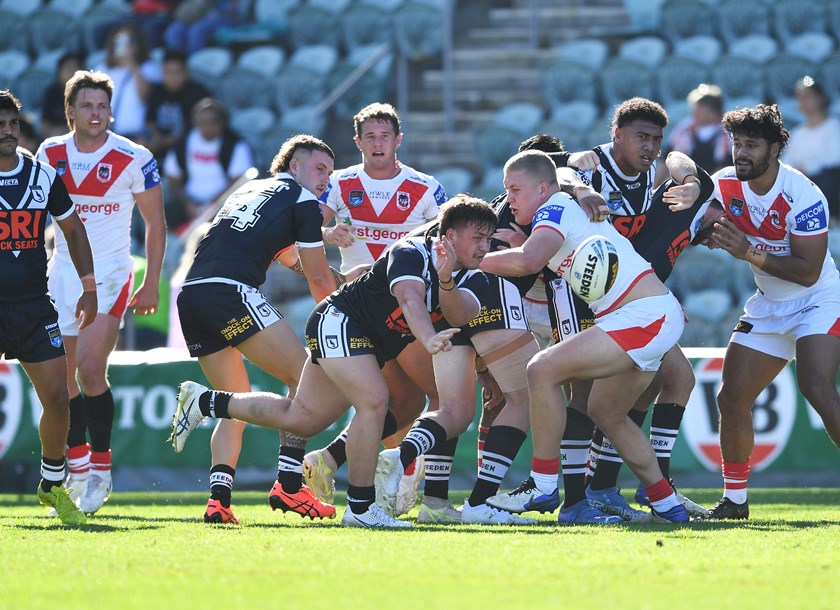 Ngatikaura playing NSW Cup against the Dragons in May this year