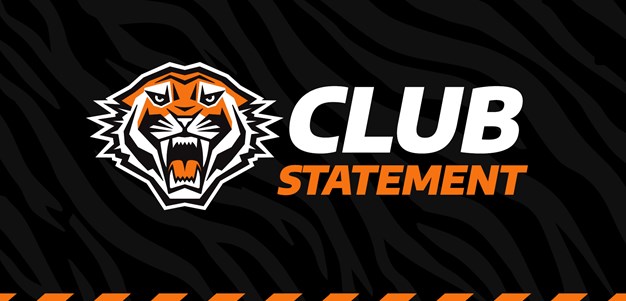 Wests Tigers confirm positive COVID case