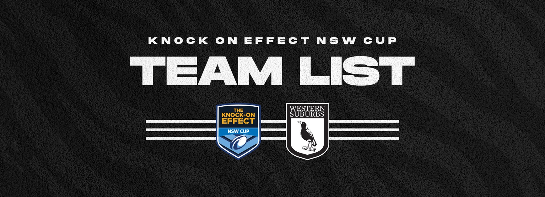 KOE NSW Cup Team List: Round 1