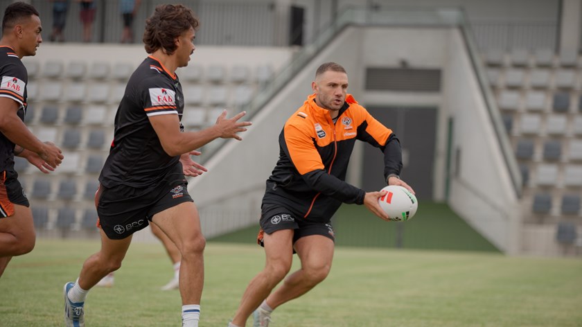 Robbie Farah: giving a few pointers 