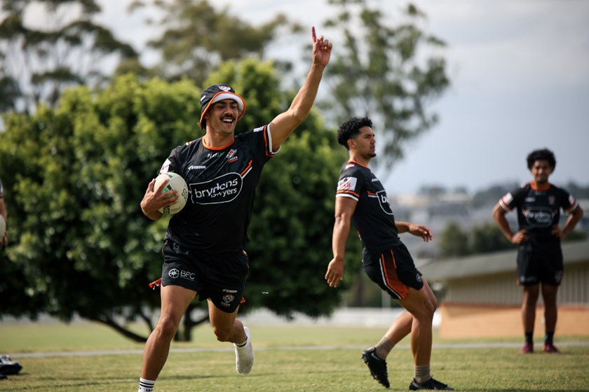 Daine Laurie all smiles in pre-season 