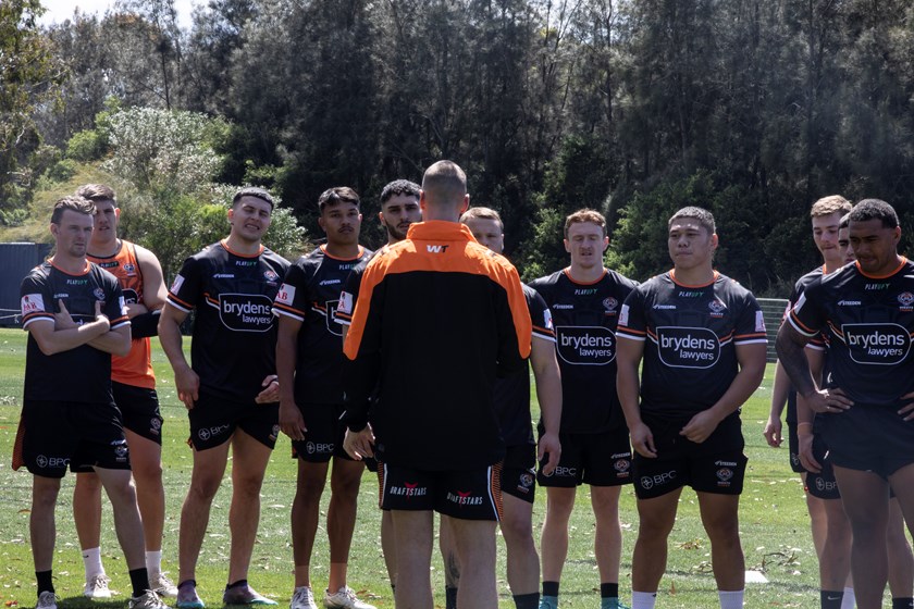 Extended squad in NRL pre-season training