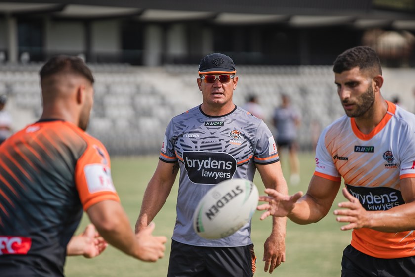 Chris Heighington keeping a close eye on pre-season training 