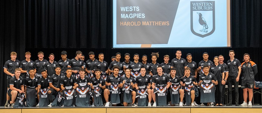 Western Suburbs Harold Matthews Cup team at St Gregory's College Campbelltown