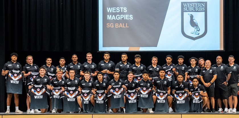 Western Suburbs SG Ball Cup team at St Gregory's College Campbelltown