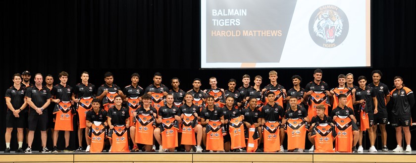 Balmain Harold Matthews Cup team at St Gregory's College Campbelltown