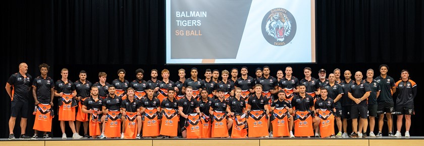 Balmain SG Ball Cup team at St Gregory's College Campbelltown