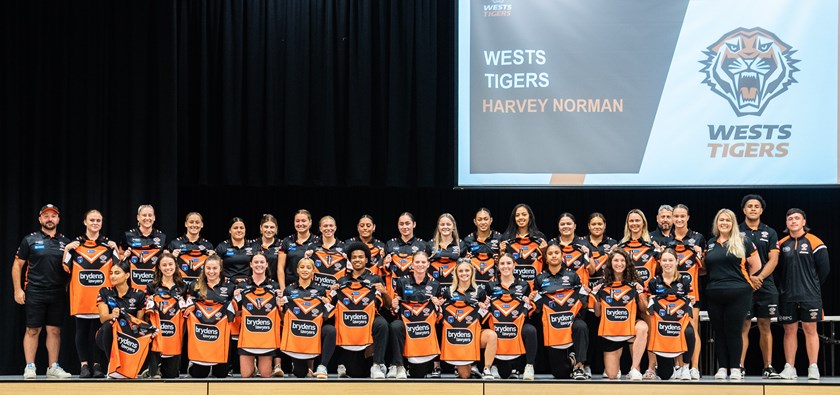 Harvey Norman Women's team at St Gregory's College Campbelltown