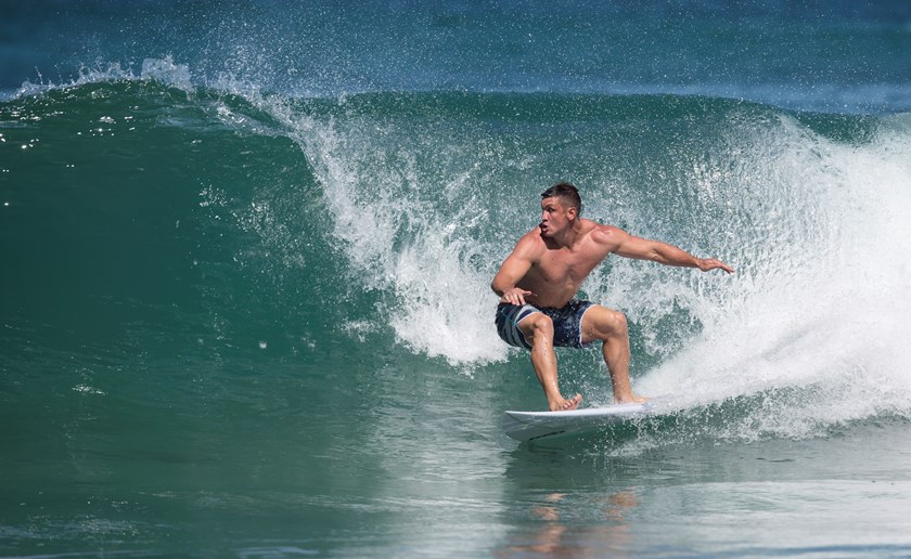 A little goofy: Heighington the surfer 