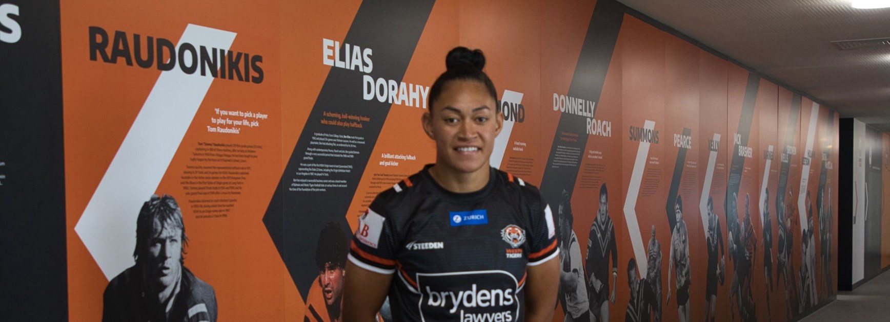 Pauline Piliae-Rasabale at Wests Tigers new Zurich Centre 