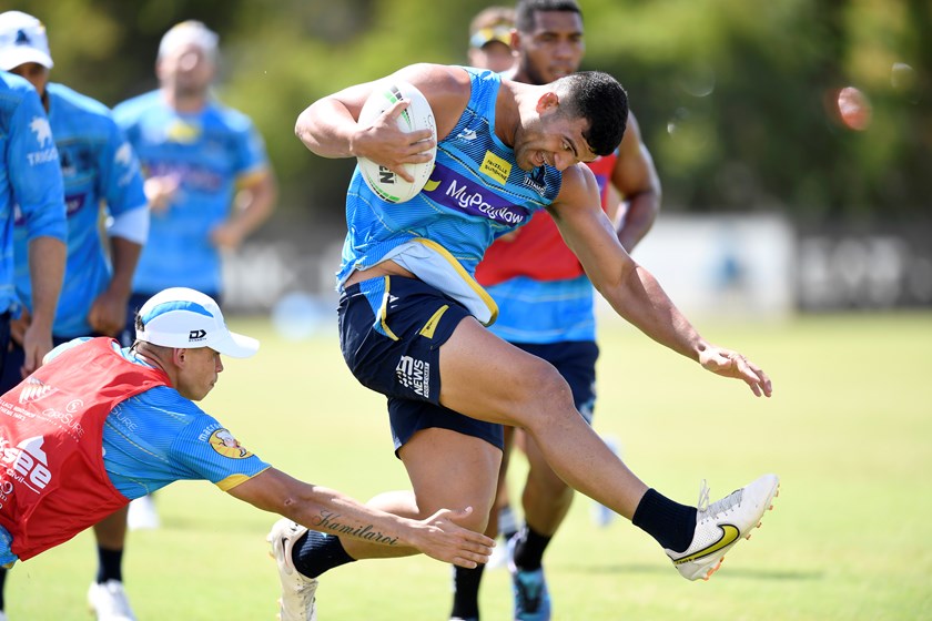 David Fifita in pre-season training 