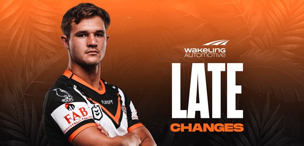 Late Changes: Round 2 vs Newcastle Knights