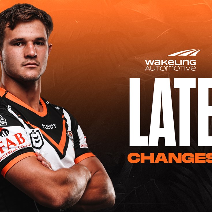 Late Changes: Round 2 vs Newcastle Knights