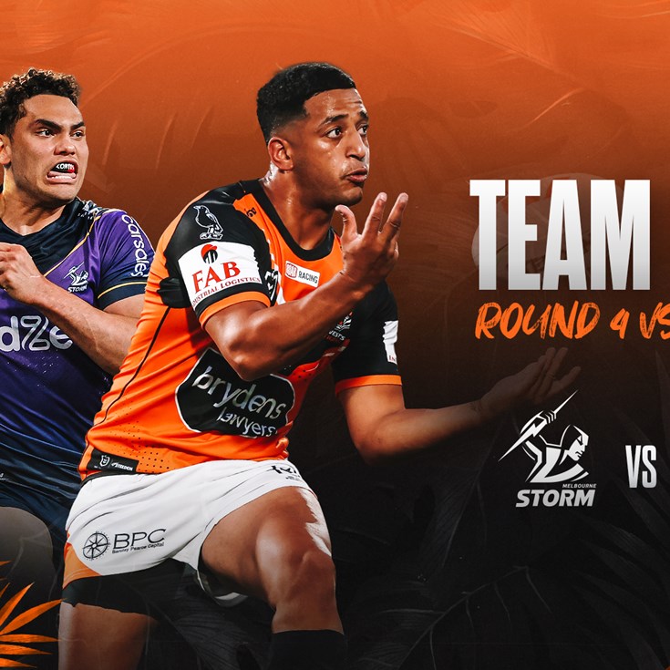 Team List: NRL Round 4 vs Storm