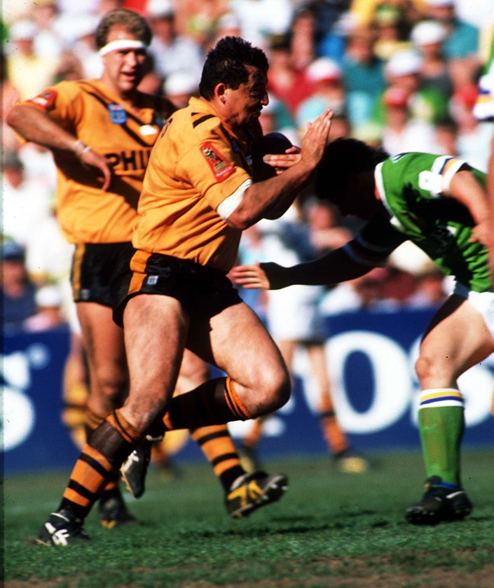 Blocker and Sirro in the 1989 Grand Final 