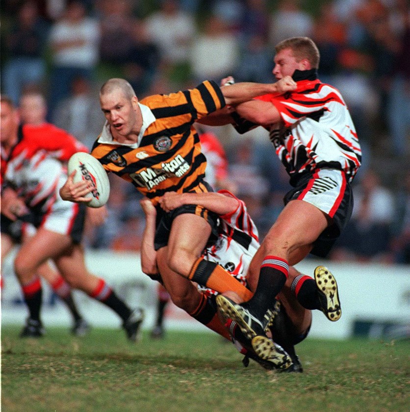 Tim Brasher against North Sydney Bears in 1997