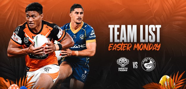 Team List: NRL Round 6 vs Eels