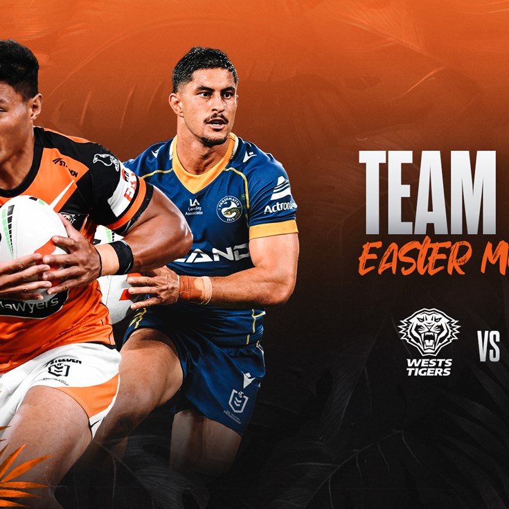 Team List: NRL Round 6 vs Eels