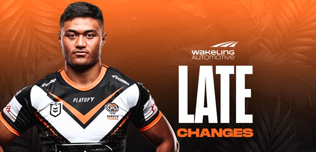 Late Changes: Round 6 vs Eels