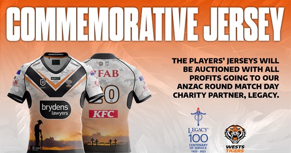 Charity auction puts Defence jerseys up for grabs