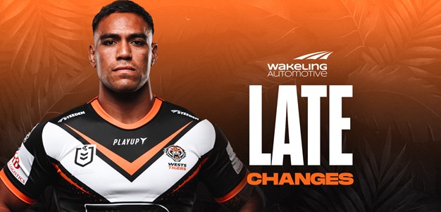 Late Changes: Round 9 vs Panthers