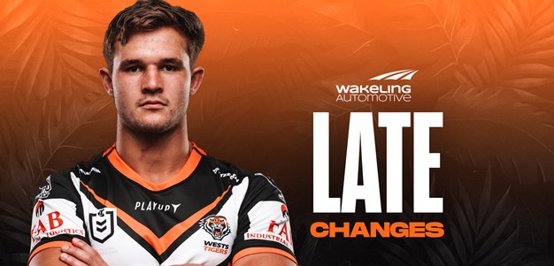 Late Changes: Round 10 vs Dragons