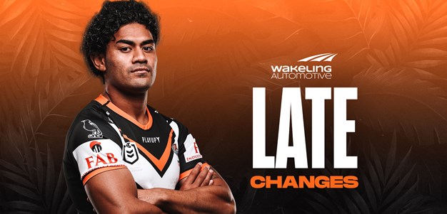 Late Changes: Round 11 vs Rabbitohs