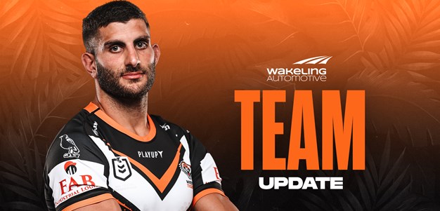 Team Update: Round 14 vs Raiders