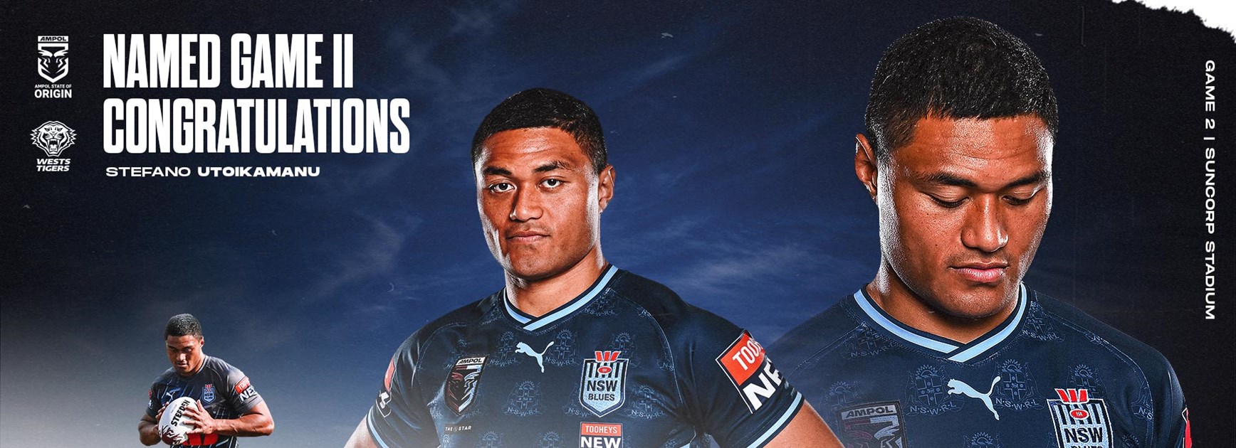 Utoikamanu to make Origin debut