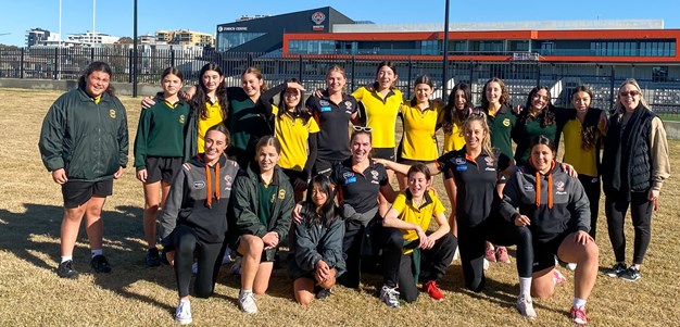 NRLW players deliver first School Blitz