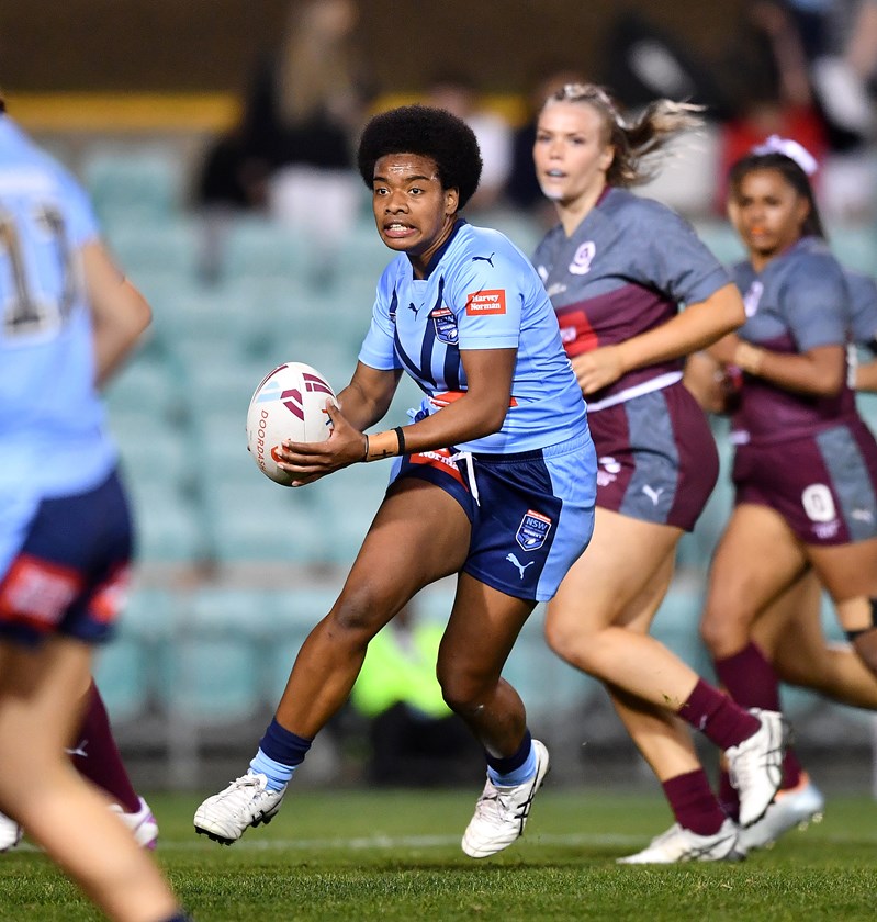 Lutu in action for NSW U19s last year 