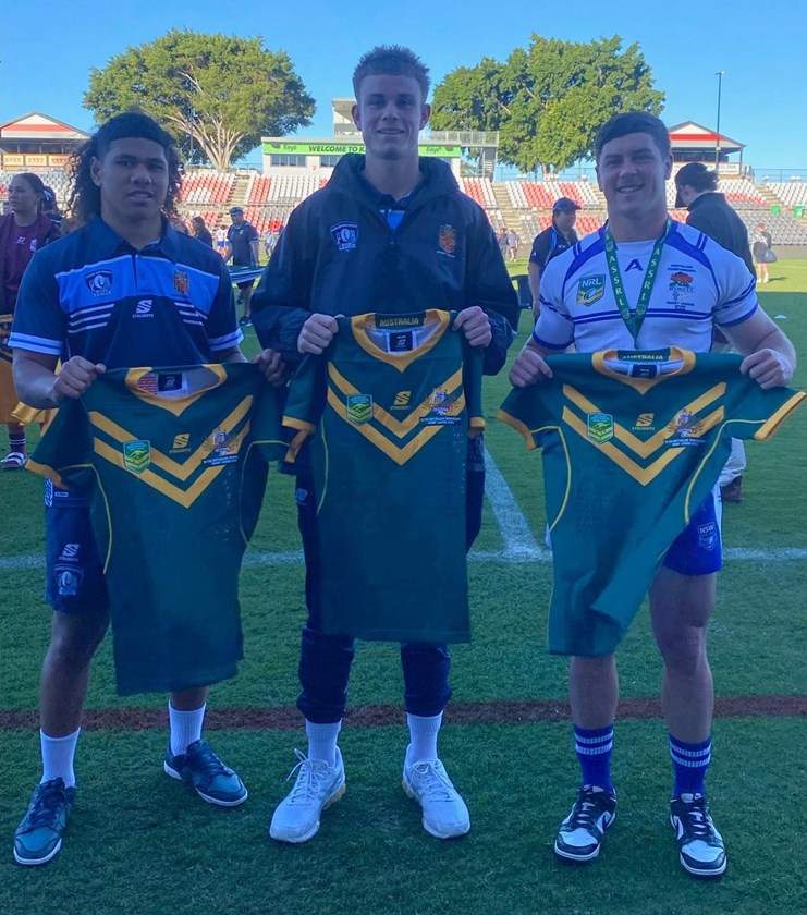 Australian Schoolboys' honours: Luke Laulilii, Lachlan Galvin and Heath Mason 