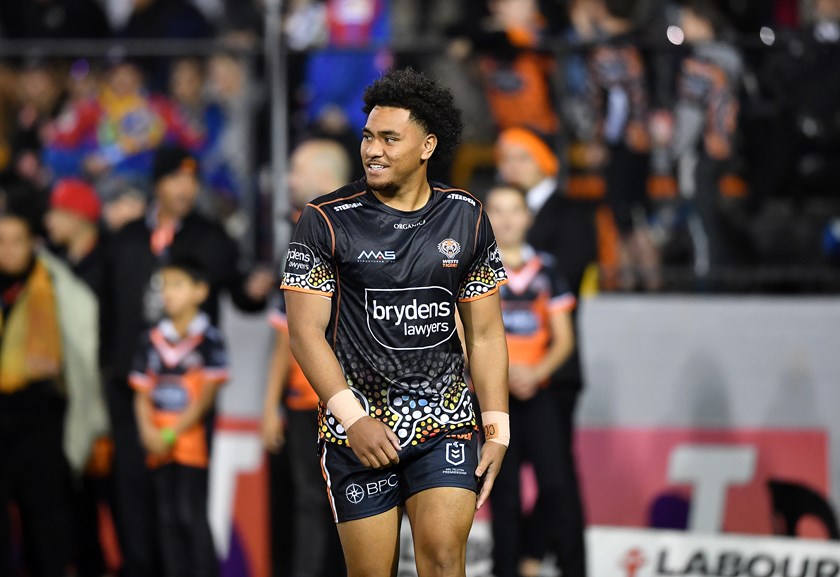 Justin Matamua makes NRL debut vs Eels at Leichhardt Oval last year 