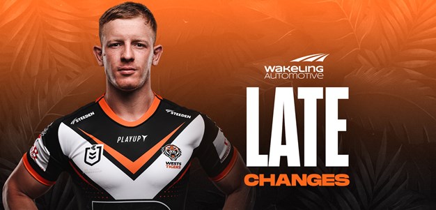 Late Changes: Round 20 vs Knights