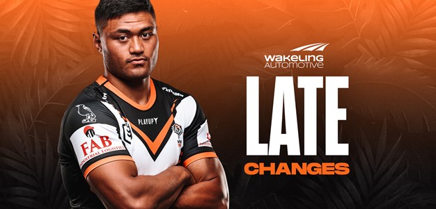 Late Changes: Round 21 vs Dragons