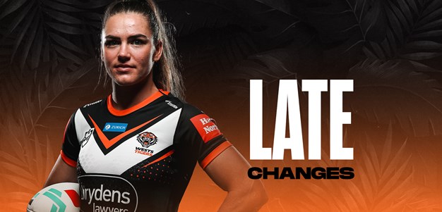 Late Changes: NRLW Round 1 vs Eels