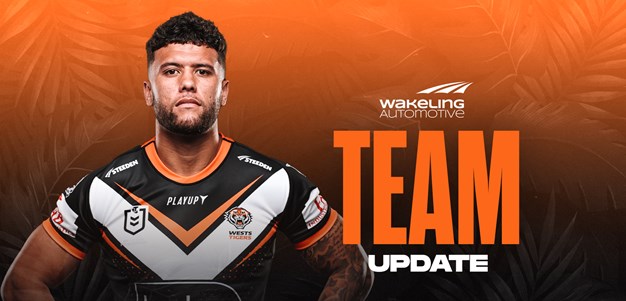 Team Update: Round 22 vs Rabbitohs