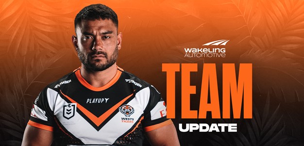 Team Update: Round 23 vs Raiders