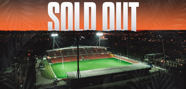 Home game in Hamilton sold out