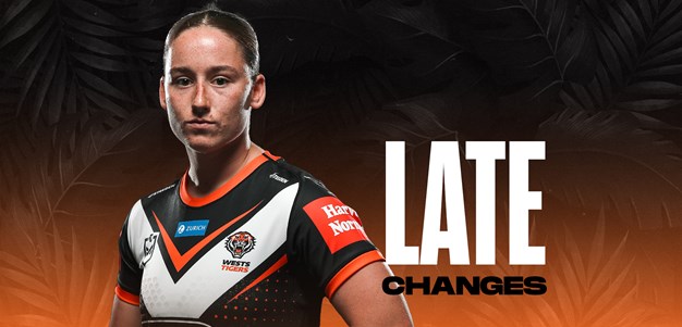 Late Changes: NRLW Round 4 vs Cowboys