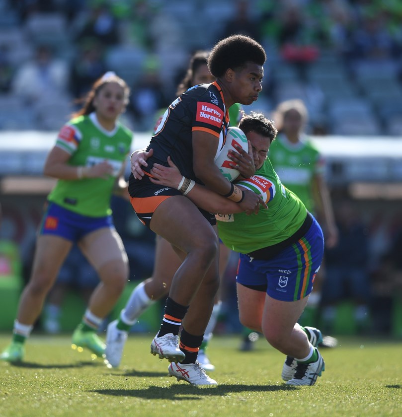 Lutu injured against the Raiders in Round 3 