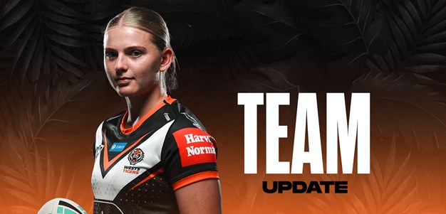 Team Update: NRLW Round 5 vs Dragons(2)