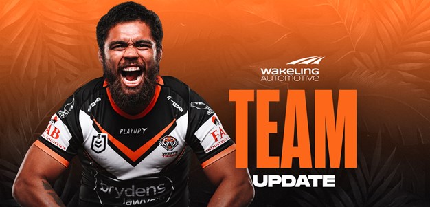 Team Update: NRL Round 25 vs Dolphins